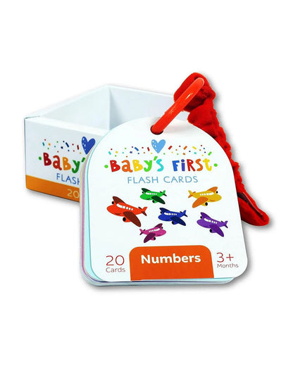 Popcorn Baby's First Flash Cards-Numbers-20 Double Sided Cards-Develops Visual Recognition-Learning & Educational Toys-3M+