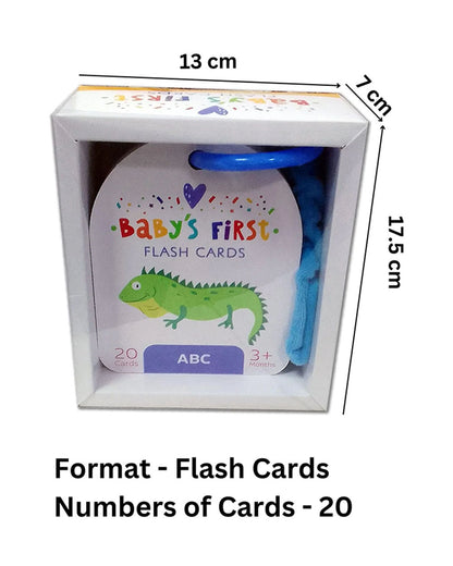Popcorn Baby's First Flash Cards-Alphabets-20 Double Sided Cards-Develops Visual Recognition-Learning & Educational Toys-3M+