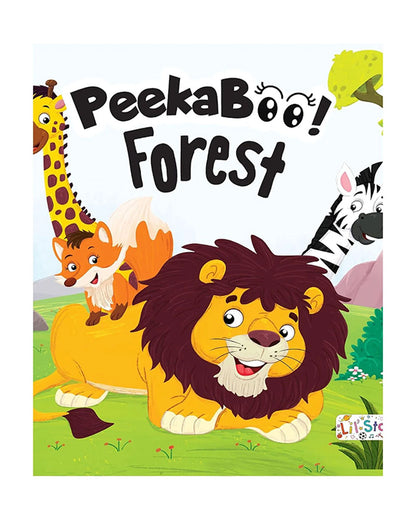 Pegasus Peekaboo Lift The Flap Book-Forest-14 Interactive Pages-Develops Visual Recognition-Learning & Educational Toys-24M+