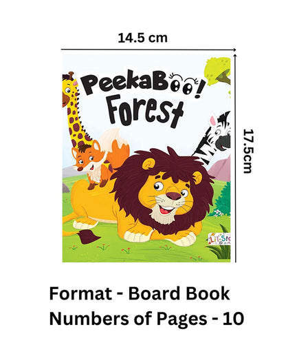 Pegasus Peekaboo Lift The Flap Book-Forest-14 Interactive Pages-Develops Visual Recognition-Learning & Educational Toys-24M+