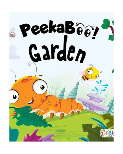 Pegasus Peekaboo Lift The Flap Book-Garden-14 Interactive Pages-Develops Visual Recognition-Learning & Educational Toys-24M+
