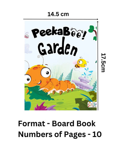 Pegasus Peekaboo Lift The Flap Book-Garden-14 Interactive Pages-Develops Visual Recognition-Learning & Educational Toys-24M+