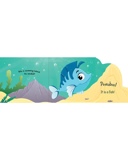 Pegasus Peekaboo Lift The Flap Book-Under The Sea-14 Interactive Pages-Develops Visual Recognition-Learning & Educational Toys-24M+
