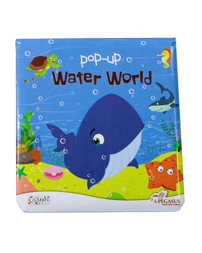 Pegasus Pop Up Book-Water World-6 Spread Padded Book With Pop Ups & Flaps-Develops Visual Recognition-Learning & Educational Toys-24M+