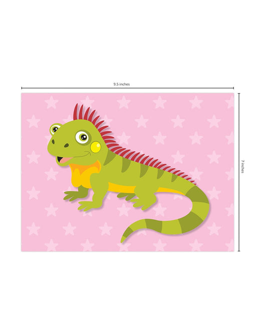 Popcorn Foam Wonder Animal World-Learning Kit-Include 8 Double Side Cards & 1500 Colourful Stickers with Activity Book-Learning & Educational Toys-36M+