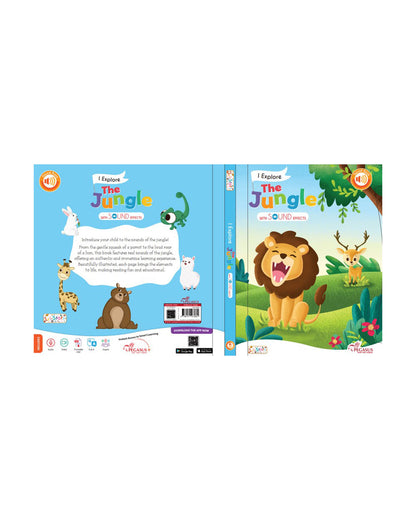 Pegasus The Jungle Sound Book-10 Pages With Realistic Jungle Animal Sounds-Learning & Educational Toys-0M+