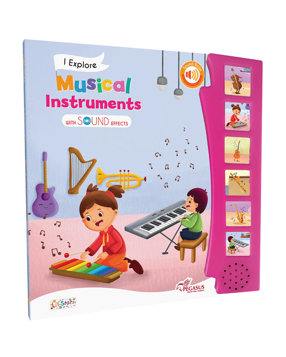 Pegasus Musical Instruments Book-10 Pages With Realistic Instruments ...