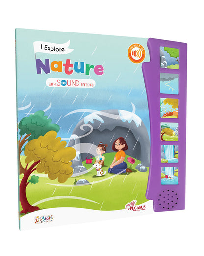 Pegasus Nature Sound Book-10 Pages With Realistic Nature Sounds-Learning & Educational Toys-0M+