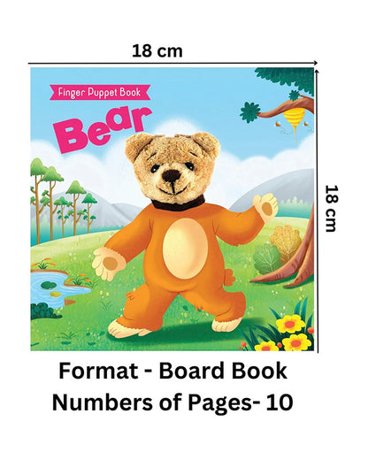Pegasus Bear Finger Puppet Book-10 Interactive Story Pages-Encourages Active Participation-Learning & Educational Toys-24M+