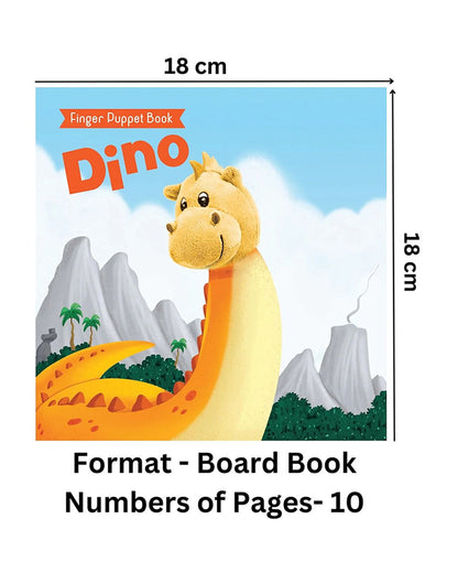 Pegasus Dino Finger Puppet Book-10 Interactive Story Pages-Encourages Active Participation-Learning & Educational Toys-24M+