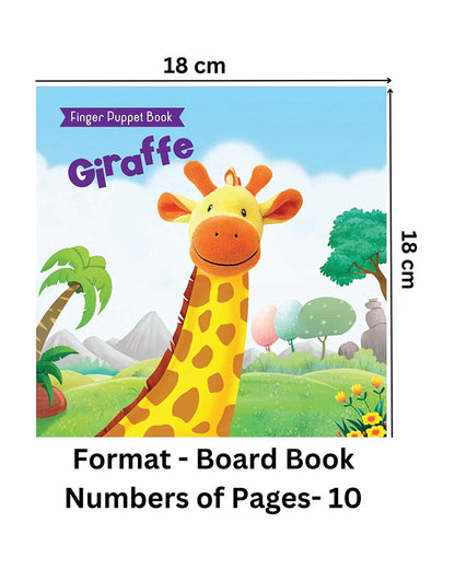 Pegasus Giraffe Finger Puppet Book-10 Interactive Story Pages-Encourages Active Participation-Learning & Educational Toys-24M+