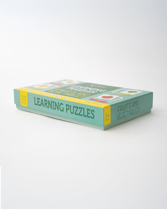 Popcorn Fruits & Vegetables Learning Puzzle-Includes 50 Pieces-Learning & Educational Toys-24M+