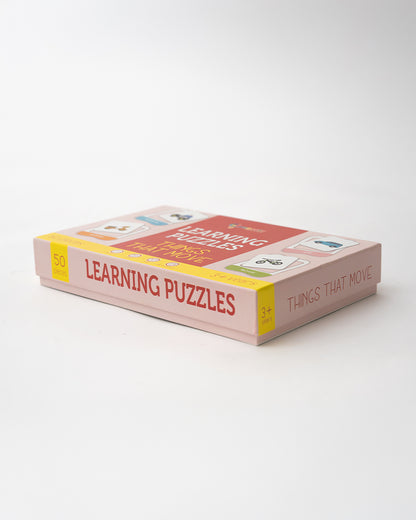 Popcorn Things That Move Learning Puzzle-Includes 50 Pieces-Learning & Educational Toys-24M+