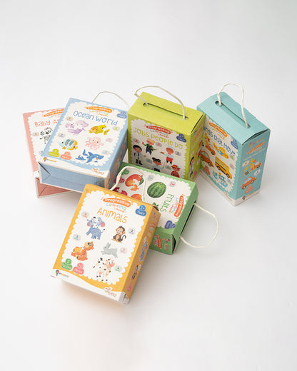 Popcorn Animals Progressive Learning Puzzle-20 Pieces-Learning & Educational Toys-24M+