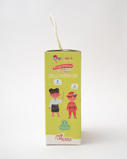 Popcorn Job People Do Progressive Learning Puzzle-20 Pieces-Learning & Educational Toys-24M+