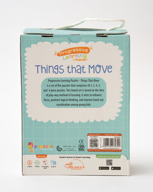 Popcorn Things That Move Progressive Learning Puzzle-20 Pieces-Learning & Educational Toys-24M+