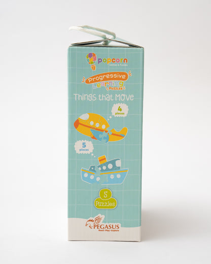 Popcorn Things That Move Progressive Learning Puzzle-20 Pieces-Learning & Educational Toys-24M+