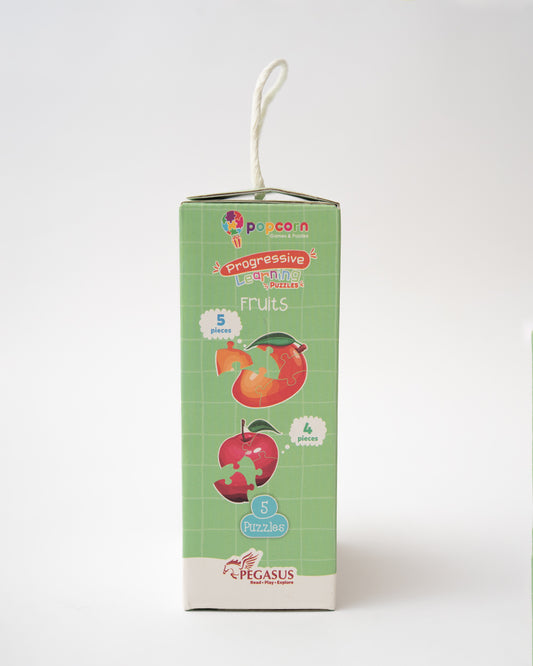 Popcorn Fruits Progressive Learning Puzzle-20 Pieces-Learning & Educational Toys-24M+