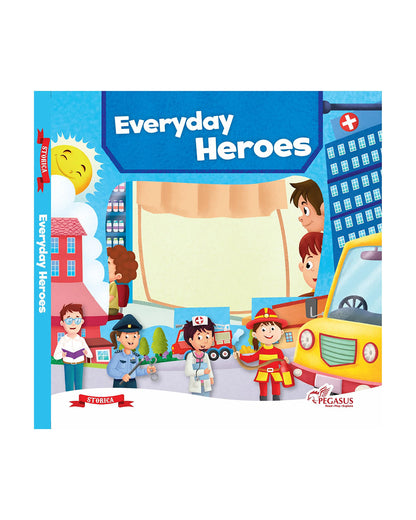 Pegasus Everyday Heros Puppet Story Book-10 Interactive Story Pages-Encourages Active Participation-Learning & Educational Toys-24M+
