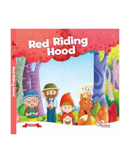 Pegasus Red Riding Hood Finger Puppet Story Book-10 Interactive Story Pages-Encourages Active Participation-Learning & Educational Toys-24M+
