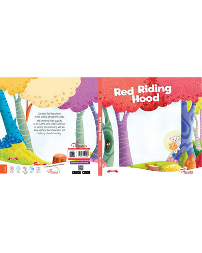 Pegasus Red Riding Hood Finger Puppet Story Book-10 Interactive Story Pages-Encourages Active Participation-Learning & Educational Toys-24M+