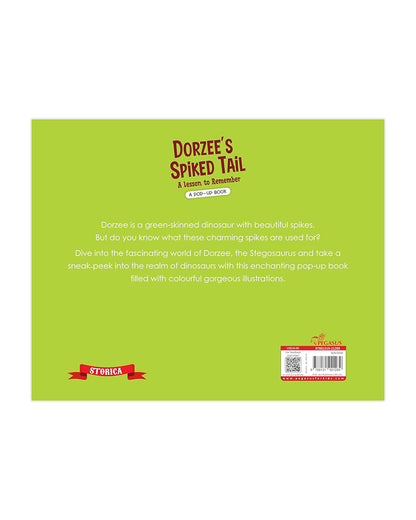 Pegasus Pop Up Book-Dorzee's Spiked Tail A Lesson To Remember-8 Spread Padded Book With Pop Ups & Flaps-Develops Visual Recognition-Learning & Educational Toys-24M+
