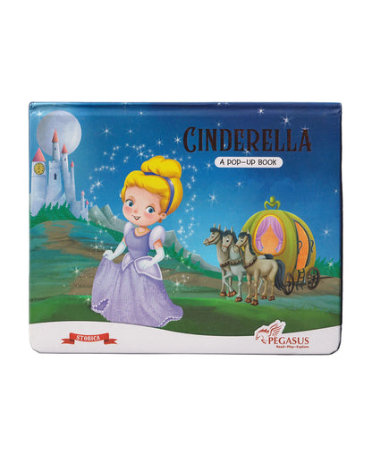 Pegasus Pop Up Book-Cinderella-8 Padded Pop-Up Spreads-Develops Visual Recognition-Learning & Educational Toys-24M+