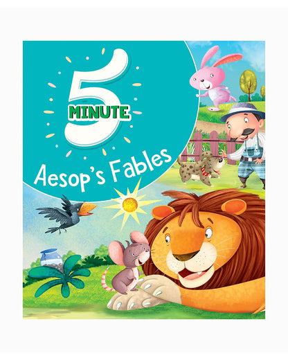 Pegasus Aesop’s Fables-5 Minute Story Book-72 Pages of Illustrated Moral Tales-Learning & Educational Toys-24M+
