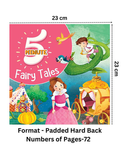 Pegasus Fairy Tales-5 Minute Story Book-72 Pages of Illustrated Moral Tales-Learning & Educational Toys-24M+