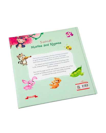 Pegasus Stories And Rhymes-5 Minute Story Book-72 Pages of Illustrated Moral Tales-Learning & Educational Toys-24M+