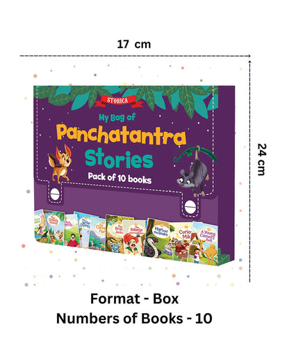 Pegasus My Story Bag-Panchatantra Set of 10 Books-Enhances Imagination-Learning & Educational Toys-24M+
