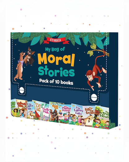 Pegasus My Story Bag-Moral Stories Set of 10 Books-Enhances Imagination-Learning & Educational Toys-24M+
