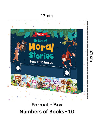 Pegasus My Story Bag-Moral Stories Set of 10 Books-Enhances Imagination-Learning & Educational Toys-24M+