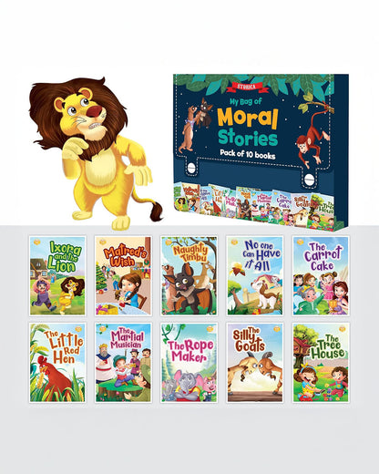 Pegasus My Story Bag-Moral Stories Set of 10 Books-Enhances Imagination-Learning & Educational Toys-24M+