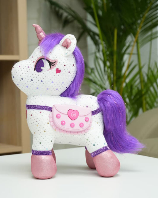 Playshifu ZeeZee Smart Unicorn-Musical Toy-Interactive Storytelling With 350+ Minutes of Songs-Bluetooth Connectivity-Develops Creativity-36M+