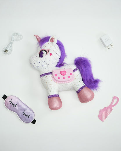 Playshifu ZeeZee Smart Unicorn-Musical Toy-Interactive Storytelling With 350+ Minutes of Songs-Bluetooth Connectivity-Develops Creativity-36M+