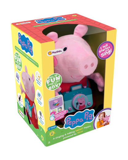 Playshifu Smart Peppa Pig-Musical Toy-300+ Peppa Pig Adventures-Bluetooth Connectivity-Develops Creativity-36M+