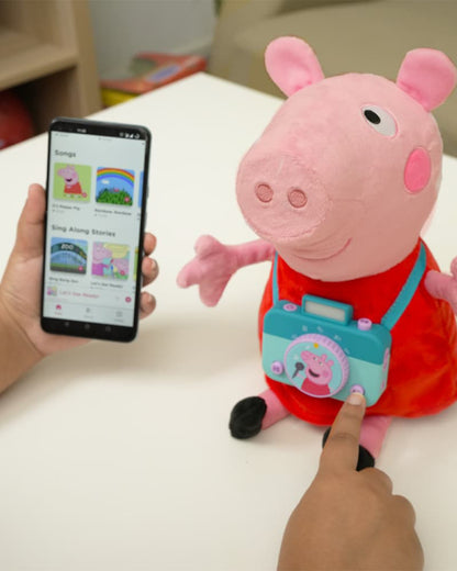 Playshifu Smart Peppa Pig-Musical Toy-300+ Peppa Pig Adventures-Bluetooth Connectivity-Develops Creativity-36M+