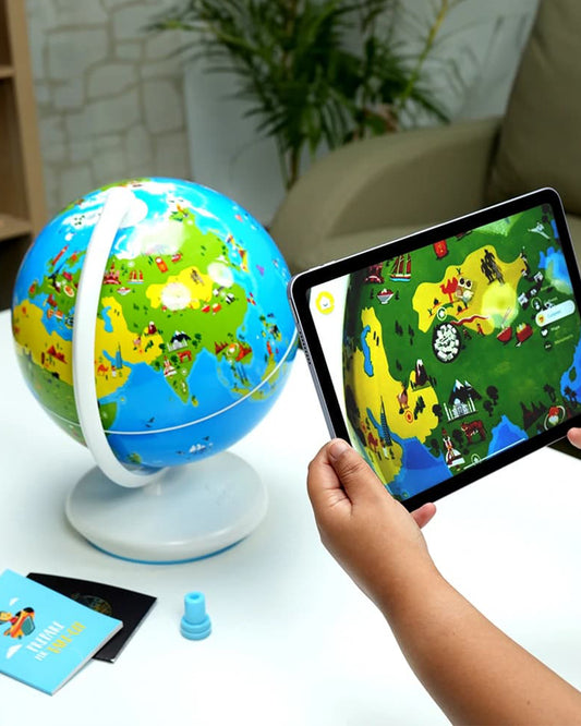 Playshifu Orboot Earth AR Globe-Learning Kit-Explore 400+ Wonders With 3D Augmented Reality-Passport Pack Included-Learning & Educational Toys-36M+