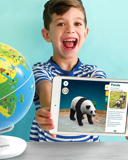 Playshifu Orboot Earth AR Globe-Learning Kit-Explore 400+ Wonders With 3D Augmented Reality-Passport Pack Included-Learning & Educational Toys-36M+
