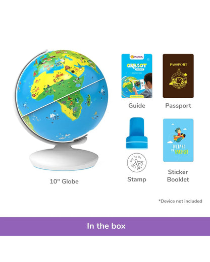 Playshifu Orboot Earth AR Globe-Learning Kit-Explore 400+ Wonders With 3D Augmented Reality-Passport Pack Included-Learning & Educational Toys-36M+