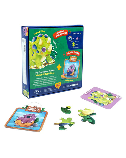 Bloomingo My First Jigsaw Puzzle-Mama & Baby Dino-24 Pieces-Learning & Educational Toys-24M+