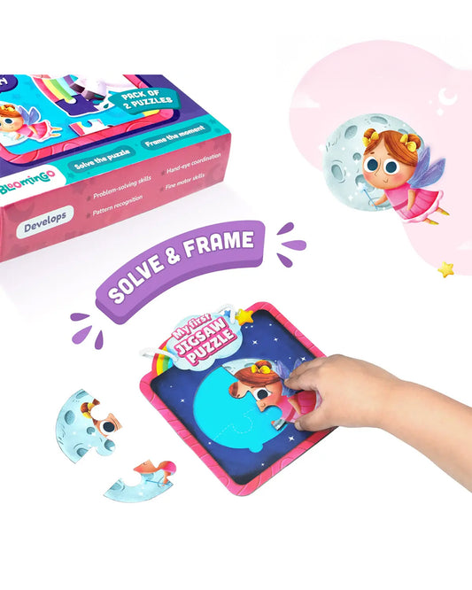 Bloomingo My First Jigsaw Puzzle-Unicorn & The Friendly Fairy-24 Pieces-Learning & Educational Toys-24M+