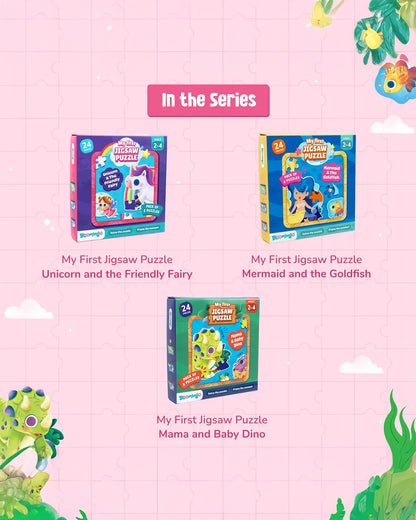 Bloomingo My First Jigsaw Puzzle-Unicorn & The Friendly Fairy-24 Pieces-Learning & Educational Toys-24M+