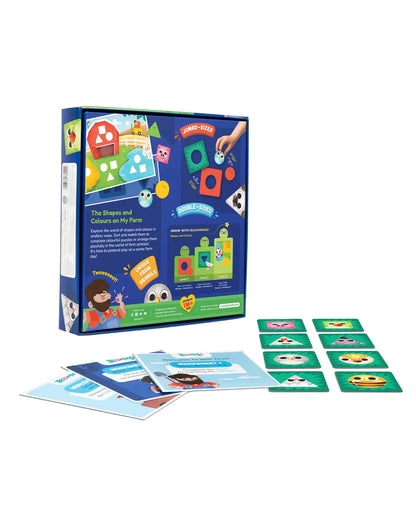 Bloomingo The Shapes & Colours Puzzle-On My Farm -24 Pieces-Learning & Educational Toys-24M+