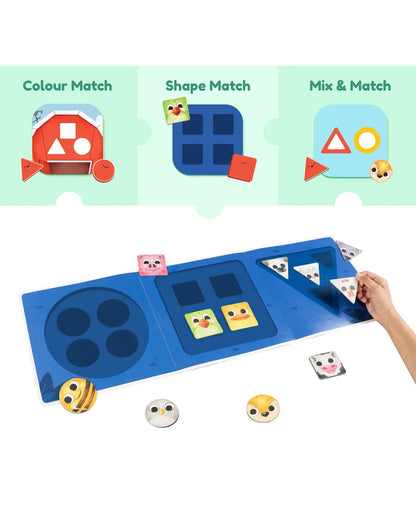 Bloomingo The Shapes & Colours Puzzle-On My Farm -24 Pieces-Learning & Educational Toys-24M+