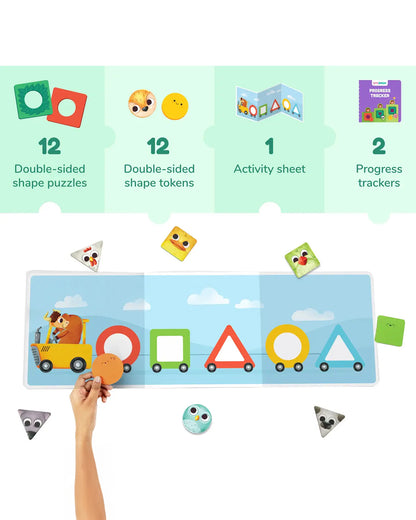 Bloomingo The Shapes & Colours Puzzle-On My Farm -24 Pieces-Learning & Educational Toys-24M+