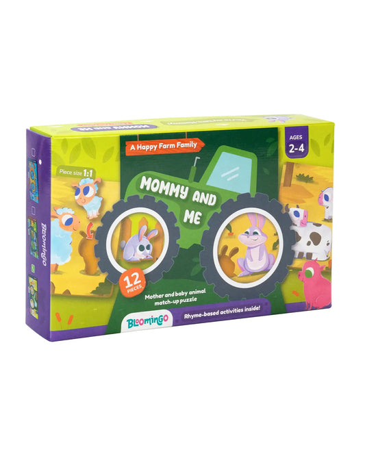 Bloomingo Mommy And Me Learning Kit-A Happy Farm Family-Learning & Educational Toys-24M+