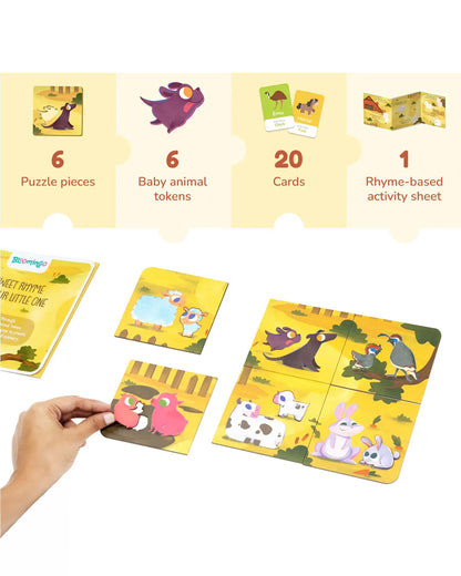 Bloomingo Mommy And Me Learning Kit-A Happy Farm Family-Learning & Educational Toys-24M+