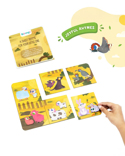 Bloomingo Mommy And Me Learning Kit-A Happy Farm Family-Learning & Educational Toys-24M+